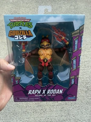 PLAYMATES ЧЕРЕПАШКИ-НИНДЗЯ ПОДРОСТКИ МУТАНТЫ ГОДЗИЛЛА РАФ x РОДАН МУТАНТ НЕБА✅ - Изображение 1 из 2