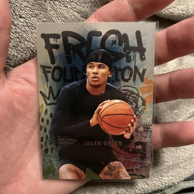 2021 Skybox Metal Universe Champions - Fresh Foundation Jalen Green #FF1 (RC) - Image 1 of 2