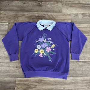 Vintage Morgensonne Blumen Natur Kunst Polo - Bild 1 von 8