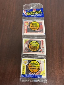 1989 Fleer Basketball Rack Pack Michael Jordan Showing Top Isiah Thomas Sticker - Bild 1 von 7