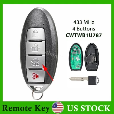 Para 2014 2015 2016 2017 2018 2019 Infiniti Q70 Mando a distancia Llavero Entrada CWTWB1U787 Foto 1 de 4