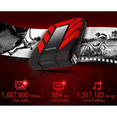 Adata HD710 Pro Durable 2TB USB 3.1 Port - HDADA-HD710P2TBR - Image 1 of 4