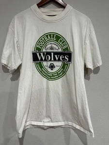 WOLVERHAMPTON WOLVES FREIZEIT OFFIZIELLE MERCHANDISE BAUMWOLLE T-SHIRT GR. L - Bild 1 von 6