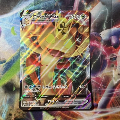 Meowth VMAX - SWSH005 - Oversized Promo Jumbo NM Pokemon Card - Image 1 of 2