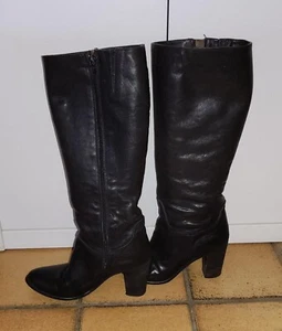 Damen Lederstiefel 38 echt leder schwarz von Görtz - Bild 1 von 5