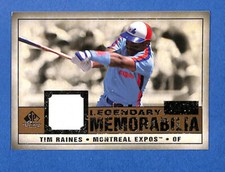 2008 SP Legendary Cuts Legendary Memorabilia 99 #TR Tim Raines 31/99