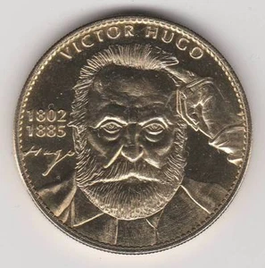 A 2005 TOKEN MEDAILLE SOUVENIR A-B -- 75 004 N°4 VICTOR HUGO 1802 - 1885 - Picture 1 of 2