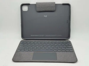 Logitech Folio Touch Keyboard Case with Trackpad for Apple iPad Pro 11" - Picture 1 of 5