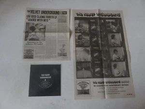 THE VELVET UNDERGROUND Rock & Roll ( Demo ) 7" FLEXI DISC & NEWSPAPER & POSTER - Picture 1 of 19