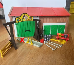 Playmobil Set 3436 "Ponyhof groß" gebraucht mit Anleitung - Bild 1 von 2