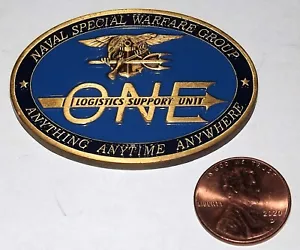 Challenge Coin - US Navy - Naval Special Warfare Group - Logistics Support Unit - Picture 1 of 2