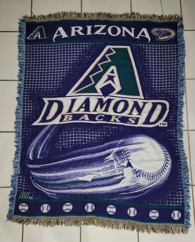 MLB Arizona Diamondbacks Woven Tapestry Throw Blanket Cover