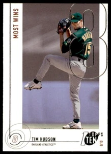 2002 TOPPS TEN TIM HUDSON OAKLAND ATHLETICS #139 - Picture 1 of 2