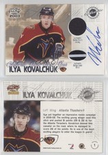2002-03 Pacific Authentic Game-Worn Jerseys Ilya Kovalchuk #1.2 Auto