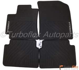 Toyota Corolla 2009-2013 Genuine Black All Weather Rubber Floor Mat of 4 - Bild 1 von 6