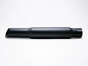 "Silenciador 15"" corte corto negro personalizado café bobber chopper 1,5""/1,625""/1,75" - Imagen 1 de 11