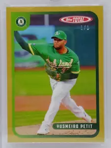 Yusmeiro Petit 2020 Topps Total Gold #582 RC 1/1 MINT RARE 1 of 1 RC Gold invest - Picture 1 of 2