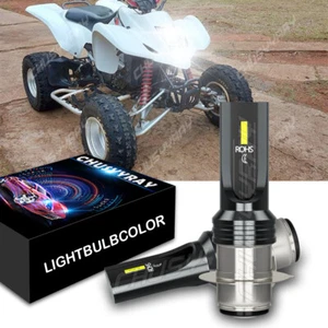 For Suzuki LTZ 400 Z400 QUADSPORT 2003–08 LED HeadLight Bulbs Pair White H6M - Picture 1 of 12