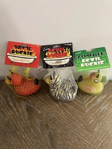 Devil Duckies - 3 Stück - Teufel, Zebra und Zombie - versiegelt! - Bild 1 von 10