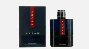 Prada Luna Rossa Ocean by Prada Eau De Parfum Spray 3.4 oz Men Spray - Picture 1 of 6