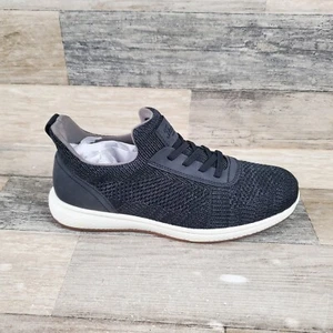 Florsheim Satellite Knit Elastic Slip On Sneakers Kids Sz 3.5 Black Athletic - Picture 1 of 16