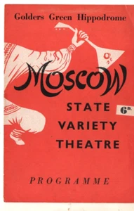 Moscow State Variety Theatre Programme 1957 Golders Green Hippodrome Very Scarce - Picture 1 of 1