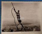 Icare Empire State Building Lewis Hine Document Photo Clipping