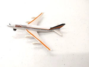 2006 Mattel MBX Matchbox Air Boeing 747-400 Diecast Jet Plane 4 1/4" Long White - Picture 1 of 5