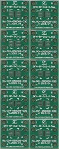 DFN8-3x2 0.50mm(0.02") to DIP 0.3" - 10 PCS. [UK] - Picture 1 of 1