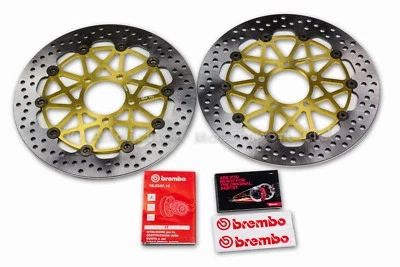 Discos de freno delanteros Brembo HPK SuperSport 320 mm para Suzuki GSXR750 K7-K8 208973726 Foto 1 de 2