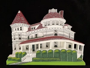 AMBERG COTTAGE MAK01 MACKINAC ISLAND MI RETIRED SHELIA'S  VICTORIAN - Picture 1 of 3