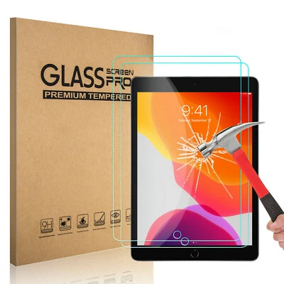 [2-Pack] Tempered GLASS Screen Protector for Apple iPad 7th Generation 2019 10.2 - Image 1 of 4