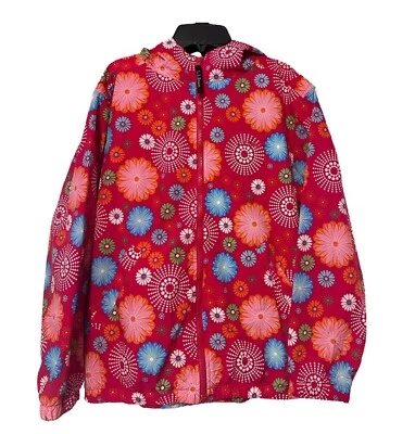 L.L. Bean Jóvenes Niñas XL Trail Modelo Lluvia Chaqueta Cortavientos Capucha Impermeable Foto 1 de 4