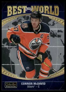 2019-20 O-Pee-Chee Platinum #BW-6 Connor McDavid Best in the World - Picture 1 of 2