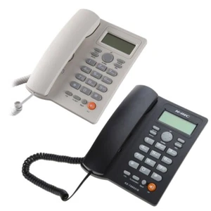 Przewodowy telefon stacjonarny Duży przycisk Telefon stacjonarny z identyfikacją dzwoniącego - Zdjęcie 1 z 9