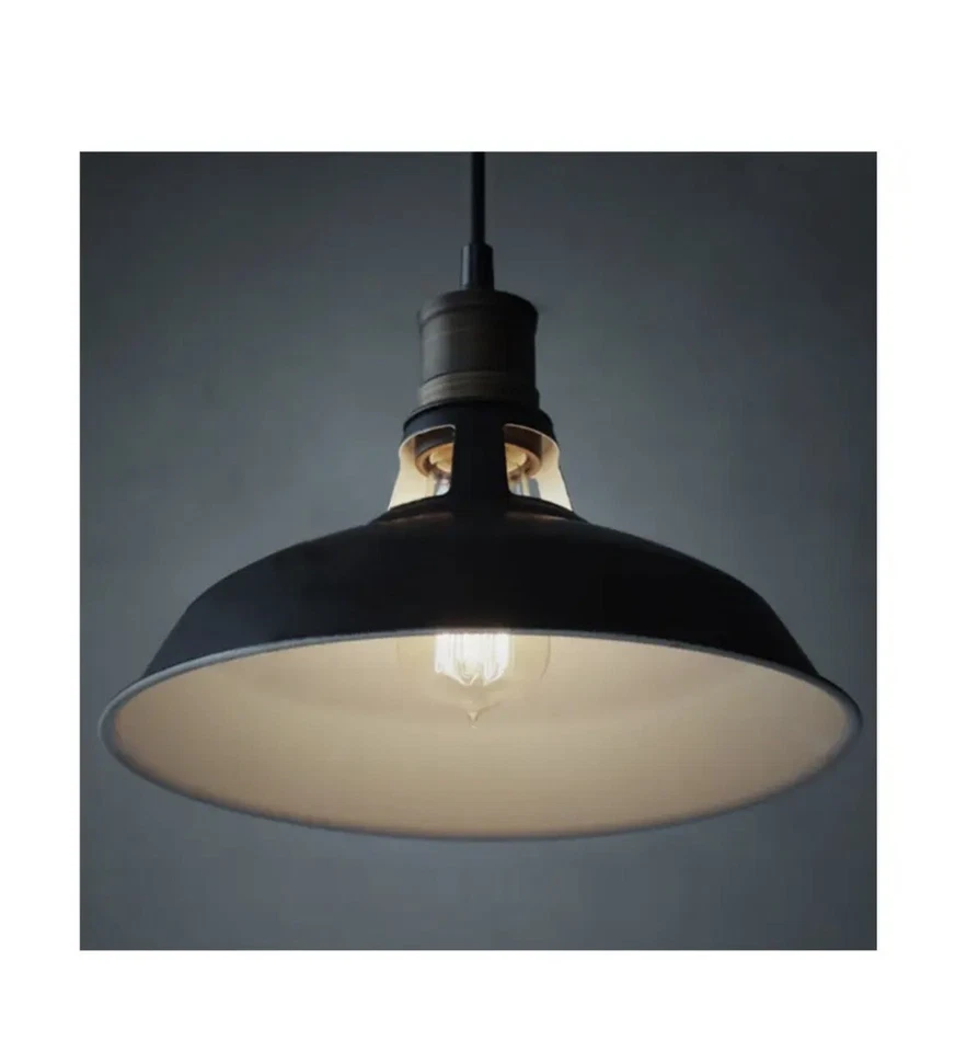 Claxy ECOPOWER Industrial Edison Mini Oil Rubbed Bronze Pendant Light 3 Pack