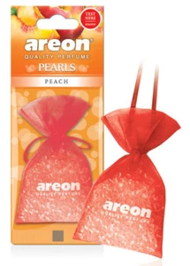 AREON Pearls I Car & Home Air Freshener I Quality Perfume I Peach - Picture 1 of 1