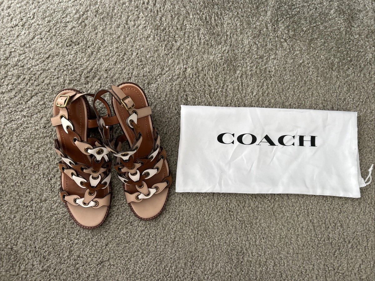 Coach Brown Sandals for Women for sale | eBay