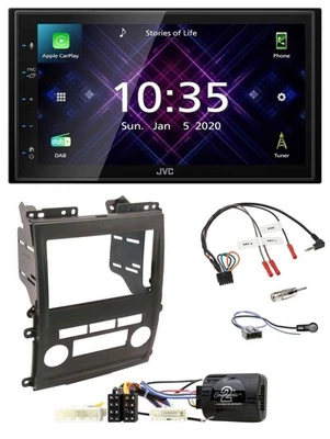 JVC DAB 2DIN Lenkrad Bluetooth USB Autoradio für Nissan Xterra 09-11 Telefontast - Bild 1 von 4