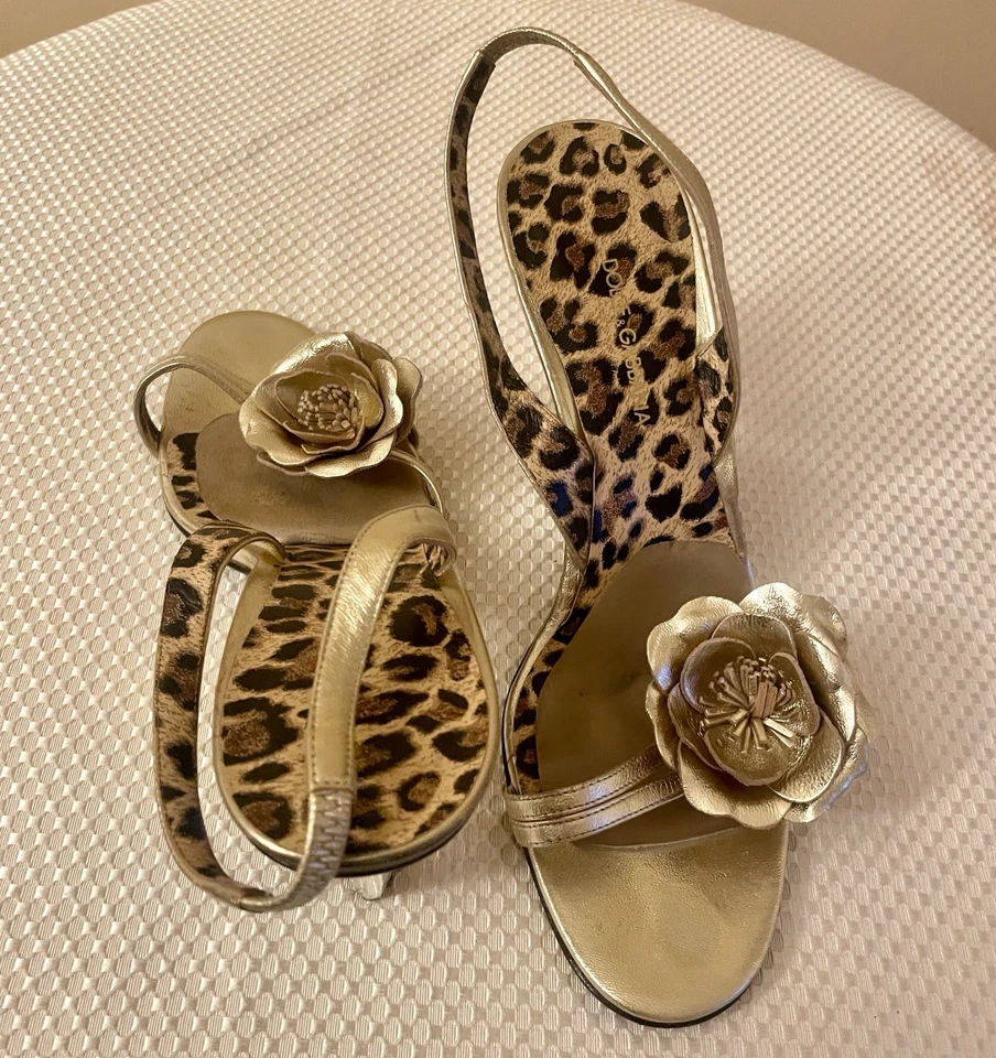 Кожаная сумка-слингбек Dolce & Gabbana с большим цветком размер 41 - Изображение 1 из 4