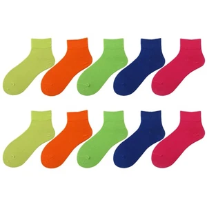 5 Paar Baumwolle Damen Socken farbige Socken Baumwolle für Damen - Bild 1 von 12