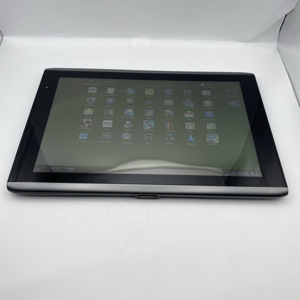 Acer Iconia Tab A500 10.1 Wi-Fi 32GB 1GB RAM Tablet Black - Image 1 of 4