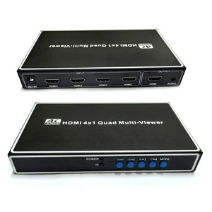 HDMI 4x1 Multi-viewer Switcher Seamless Switch Splitter Divider Video Converter - Picture 1 of 5
