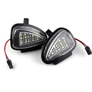 Volkswagen Touran Puddle Light Set LED White 10-15 Wing Mirror Courtesy - Picture 1 of 10