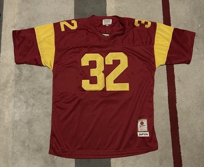 VTG O.J. Simpson Sportswear Trojans Gridiron Greats Football Jersey Sz 52 W/ Tag - Image 1 of 4