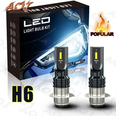 For Kawasaki Prairie 360 2003-13 H6 Xenon LED Hyper Headlight Bulbs Lights Bulb - Image 1 of 4