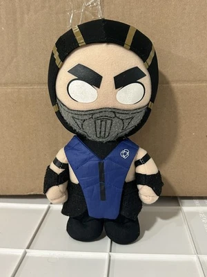 Mortal Kombat X Sub-Zero 8 дюймов плюшевая мягкая игрушка кукла отличное состояние товара - Изображение 1 из 4