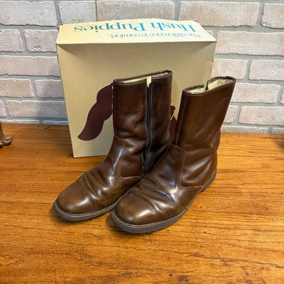 Botas para mujer Hush Puppies vintage años 80 zapatos talla 8,5 Ranger III -- tal cual Foto 1 de 4