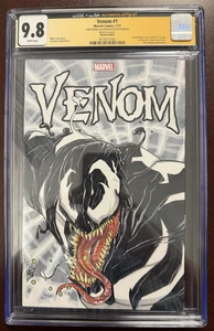 Marvel Comic Venom #1 "Sketch Eddition" with Artist Tom Hodges Autograph CGC - Picture 1 of 5
