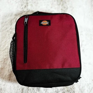 Dickies weinrot & schwarz weiche Seiten Brotdose Kühltasche - Bild 1 von 9